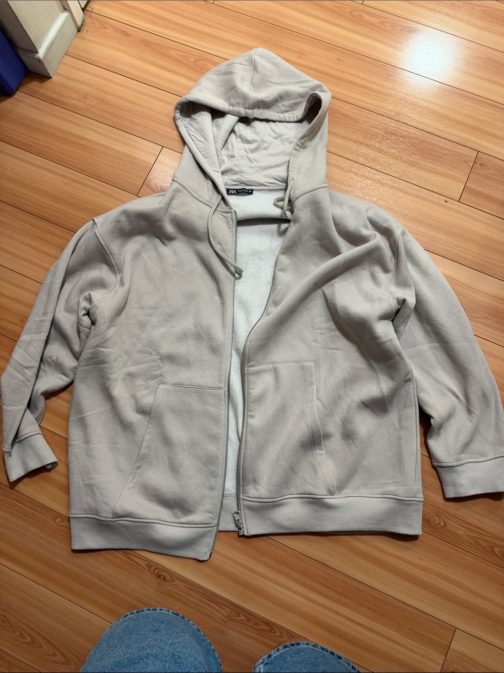 Zara zip sweatshirt